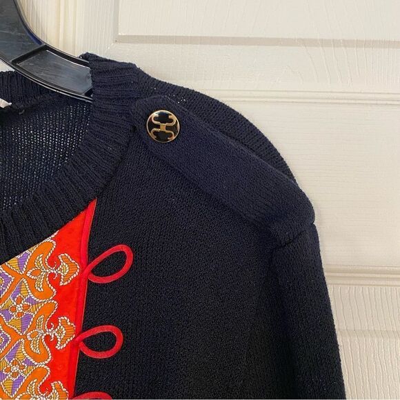 black sweater cardigan button up - Picture 5 of 8